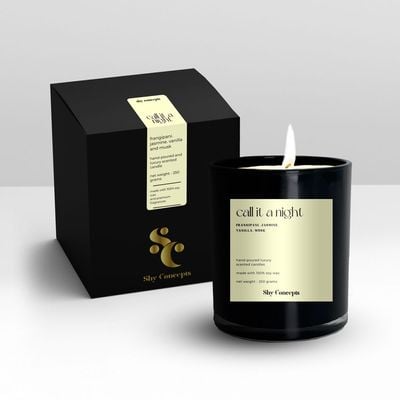 Call it a Night- Luxury Scented Candle (BLACK)