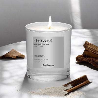 The Secret - Luxury Scented Candle (WHITE)