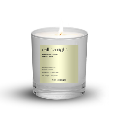 Call it a Night- Luxury Scented Candle (WHITE