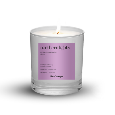 Northern Lights- Luxury Scented Candle (WHITE)