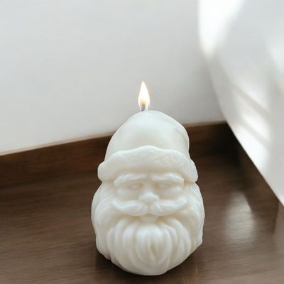 CHRISTMAS SANTA HEAD CANDLE