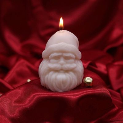 CHRISTMAS SANTA HEAD CANDLE