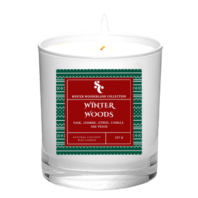 WINTER WOODS CHRISTMAS SCENTED CANDLE