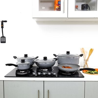 10-Piece Aluminum Cookware Set