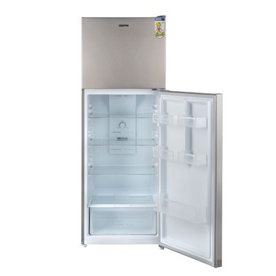 410L Gross/348L Net Capacity, No Frost Double Door Refrigerator With Multi Airflow, Twist Ice Maker, Stainless Steel Finish, Separate Temperature Control For Fridge & Freezer,  Fridge - 270L/Freezer- 78L capacity GRF4120SSXN Silver