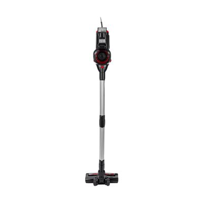 Geepas Stick and Handheld Vacuum Cleaner  Cyclonic Filtration System, Plastic with HEPA Filter/ Perfect for Home, Office, Apartments/ Easy to Use Model, Low Noise Design/ 2 Years Warranty, Black and Red 0.5 L 800 W GVC19037 RED AND BLACK