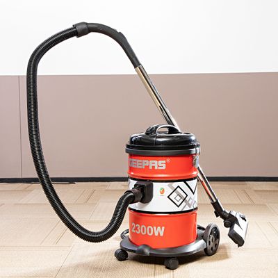 Dry and Blow Vacuum Cleaner , Stainless Steel Drum Tank with Powerful Copper Motor 21 L 2300 W GVC2592 Black