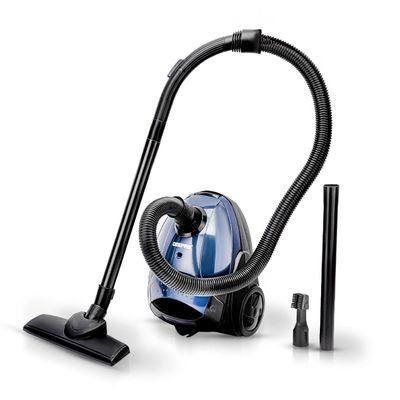 Vacuum Cleaner With Powerful Suction, Low Noise Design, Dust Full Indicator, Flexible Hose With Air Flow On Handle, Plastic Insert Tube, Dustbag 1.5L, Pedal Switch And Auto Rewinding Wire 1.5 L 1400 W GVC2595 Red/ Black