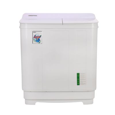 Twin Tub Semi-Automatic Washing Machine- GSWM6466| Hidden Control Panel and Semi-Automatic Top Load Washing Machine| Spin Capacity: 7.0 KG| White 400 W GSWM6466 White