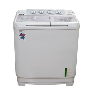 Twin Tub Semi-Automatic Washing Machine 9.2 Kg | 7 Kg Spin Capacity Powerful Motor High Back Control Panel Top Load Washing Machine| Tempered Glass Cover, Low Noise Motor, Magic Filter GSWM6467N White