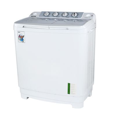 Geepas Twin Tub Semi-Automatic Washing Machine 9.2 Kg | 7 Kg Spin Capacity Powerful Motor High Back Control Panel Top Load Washing Machine| Tempered Glass Cover, Low Noise Motor, Magic Filter GSWM6467N White