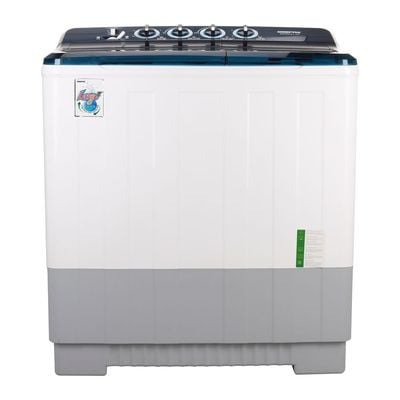Geepas 20 KG Twin Tub Semi-Automatic Washing Machine| High Back Control Panel Top Load Washing Machine, Big Pulsator| Highly Efficient with Magic Filter Classic Design, Spin Capacity 10 KG| 1 Years Warranty | 960 W GSWM6491 White/Blue/Gray Geepas 20 KG Twin Tub Semi-Automatic Washing Machine| High Back Control Panel Top Load Washing Machine, Big Pulsator| Highly Efficient with Magic Filter Classic Design, Spin Capacity 10 KG| 1 Years Warranty | 960 W GSWM6491 White/Blue/Gray