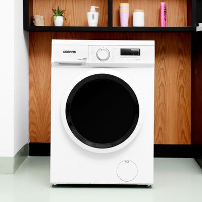 7 KG Fully Automatic Washing Machine| Automatic Front Load Washing Machine, Equipped With LED Display, Baby Care 90Â° Hot Wash, Delicate Wash Quick 15 Washing Programs| White, 1 Year Warranty 7 kg 2050 W GWMF71200LCJ white