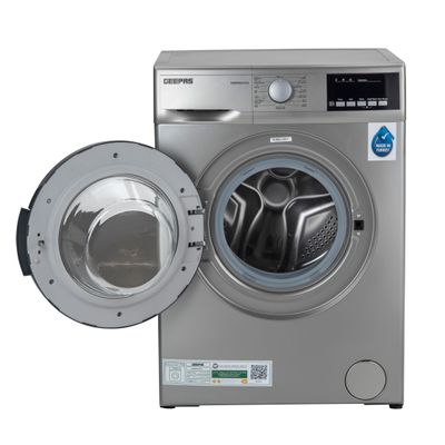 8 KG Fully Automatic Washing Machine Automatic Front Load Washing Machine With Electronic Control System And Ecologic System |Equipped With Delay Start, Overload Protection, Adjustable Temperature, Child Lock, Metallic Drum GWMF8021STV Silver