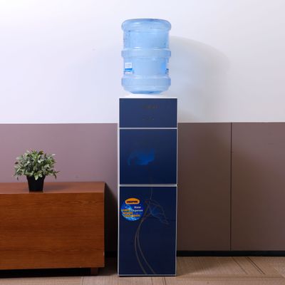 Geepas Hot And Cold Top Loaded Water Dispenser | Compressor Cooling, Fast Cooling And 2 Taps, Hot And Cold| Cold Temperature: 5-10 Degrees Celsius; Hot Temperature: 85-95 Degrees Celsius| Perfect For Home And Office| Red GWD8343