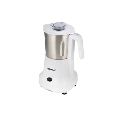 Geepas Coffee Grinder| High Quality Separate Stainless Steel Blades for Coffee Beans, Unbreakable Transparent Lid, Electric Grinder, Spices & Dried Nuts Grinding | Detachable Bowl |Large Capacity Mill 300.0 ml 450.0 W GCG6105 White/Silver