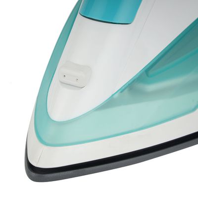 Geepas Wet and Dry Steam Iron Box with Ceramic Soleplate and Self Cleaning Function Handy Design with Anti drip Function Powerful Burst Steam 2400 W GSI24015 Green/White