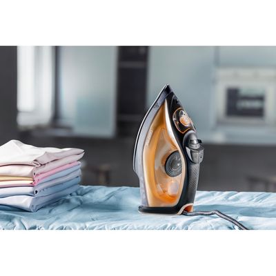 Geepas Multifunctional Steam Iron  With Non-Stick Soleplate, Wet/Dry Function/Temperature Control, Dry/Steam Burst/Steam/Vertical Steam/Spray Function 120 ml 1800 W GSI7783N Multicolour