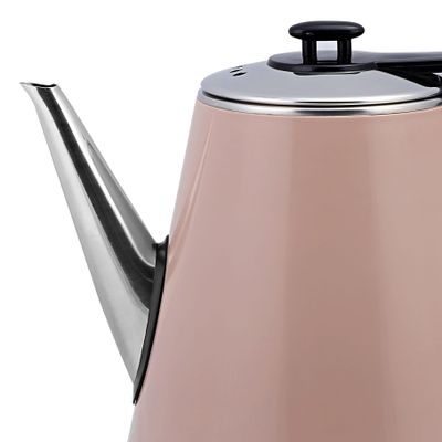 Geepas Portable Double Layer Electric Kettle with Inner Stainless Steel & Auto Shut-Off 1.2 L 1360 W GK38012 Grey