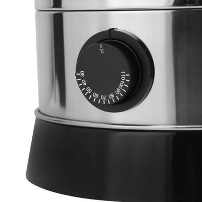 Geepas Stainless Steel Electric Kettle, Auto & Resettable Thermostat, Highly Efficient and Energy Saving,Boil Dry Protection, Heats Up Quickly & Easily 20 L 1650 kW GK38048 Silver/Black