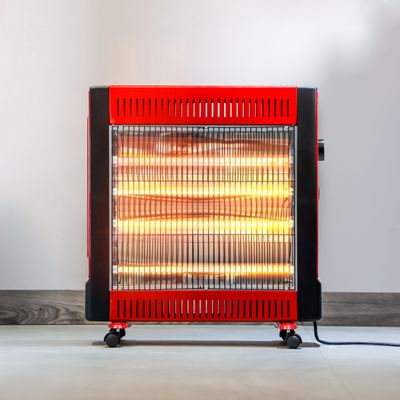 Geepas Quartz Heater With 2 Power Selection 2200.0 W GQH9108 Red