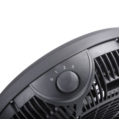 Geepas Personal High Performance Box Fan with 3 Speed Controls and 5 Leaf Blades 180 Degree Adjustable Angle and Efficient Cooling GF21138 Black