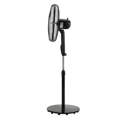 16" Stand Fan, Wide Oscillation, 5 Blades | Adjustable Height | 3 Speed Setting | Metal Safety Grill | Ideal for Home, Office, Restaurant 50 W GF9615L Black