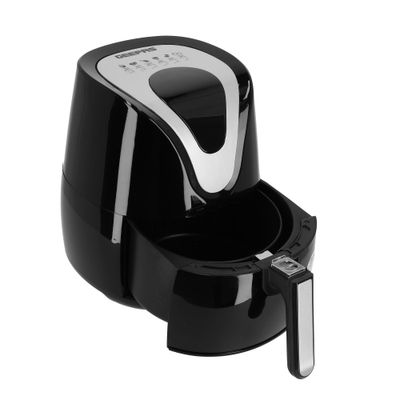 Geepas Digital Non Stick Air Fryer 3.5 L  Overheat Protection Sensor Touch Panel 1-60 Minutes Timer 3.5 L 1400 W GAF37501 Black/Silver
