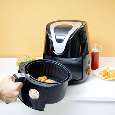 Digital Non Stick Air Fryer 3.5 L  Overheat Protection Sensor Touch Panel 1-60 Minutes Timer 3.5 L 1400 W GAF37501 Black/Silver