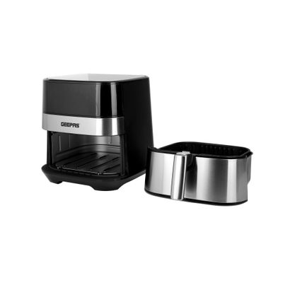 Geepas Digital Air Fryer 5 L With Touch Control Panel| 60 Minute Timer, Led Display, Auto Shut Off| 1700 W Cool Touch Handle Gaf37510 Black 5 L 1700 W GAF37510 Black