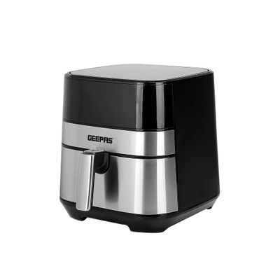 Geepas Digital Air Fryer 5 L With Touch Control Panel| 60 Minute Timer, Led Display, Auto Shut Off| 1700 W Cool Touch Handle Gaf37510 Black 5 L 1700 W GAF37510 Black