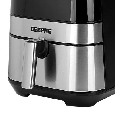 Geepas Digital Air Fryer 5 L With Touch Control Panel| 60 Minute Timer, Led Display, Auto Shut Off| 1700 W Cool Touch Handle Gaf37510 Black 5 L 1700 W GAF37510 Black