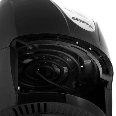Geepas Air Fryer 1.8 L With Vortx Air Frying Technology| Oil Free Cooking, Adjustable Timer And Temperature 1-30 Minutes Timer| Ideal For Making Fries Steak  Chicken Cake Meat Bread 1.8 L 1100 W GAF37516 Black