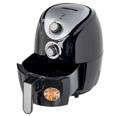 Air Fryer 2.5 L With Rapid Air Circulation System | Adjustable Temperature Control | 30 Minute Manual Timer 2.5 L 1300 W GAF37521 Black