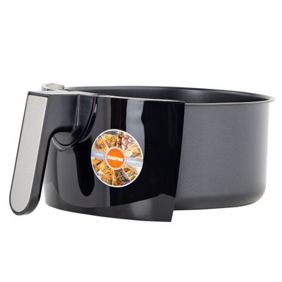 Geepas Air Fryer 2.5 L With Rapid Air Circulation System | Adjustable Temperature Control | 30 Minute Manual Timer 2.5 L 1300 W GAF37521 Black