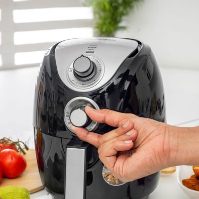 Air Fryer 2.5 L With Rapid Air Circulation System | Adjustable Temperature Control | 30 Minute Manual Timer 2.5 L 1300 W GAF37521 Black