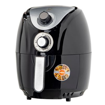 Air Fryer 2.5 L With Rapid Air Circulation System | Adjustable Temperature Control | 30 Minute Manual Timer 2.5 L 1300 W GAF37521 Black