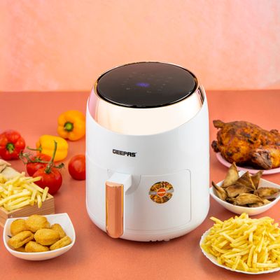 Digital Air Fryer 3.5 L With Hot Air Circulation Technology| Oil Free Low Fat Dry Fry Cooking Healthy Food | Non-Stick Basket, Overheat Protection | 2 Years Warranty 3.5 L 1400 kW GAF37522 White