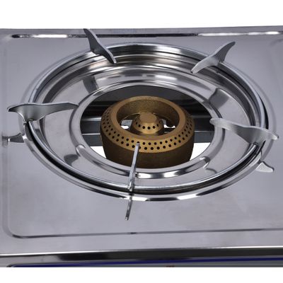 Stainless Steel Gas Cooker| 2 Heavy Duty Cast Iron Burner With Electroplated Pan Support| Low Gas Consumption And Energy Efficient Burners| Auto Ignition System, LPG Gas Stove, Perfect For Homes, Apartments, 2 Years Warranty GGC31033 Silver