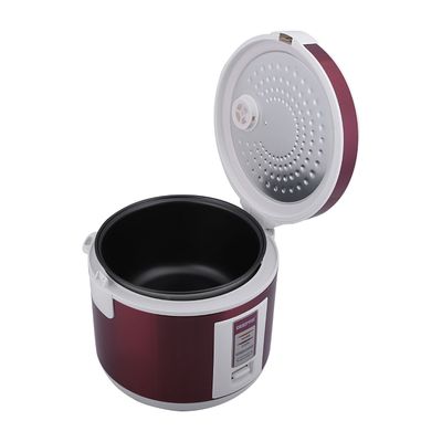 Geepas Stainless Steel Rice Cooker 1.5 L GRC4328 Red