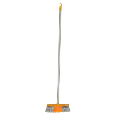 Broom with Pvc coated wooden handle 