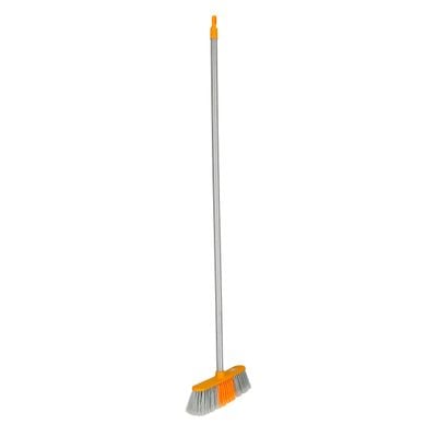 Broom with Pvc coated wooden handle 