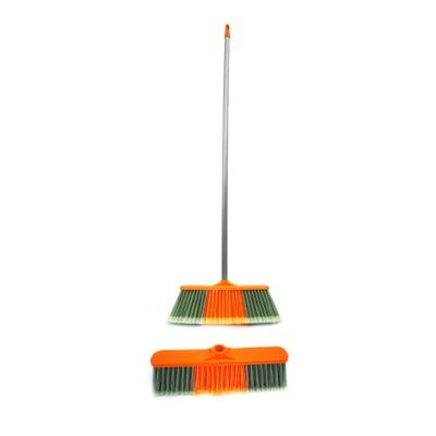 Broom with Pvc coated wooden handle 1X24