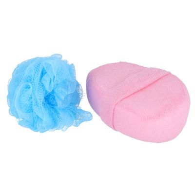 Bath Sponge and Puff 