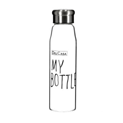 550ML Glass Water Bottle With Pad 1X50