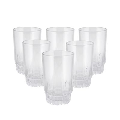 270ML/9Oz 6Pc Glass Tumbler  1X12