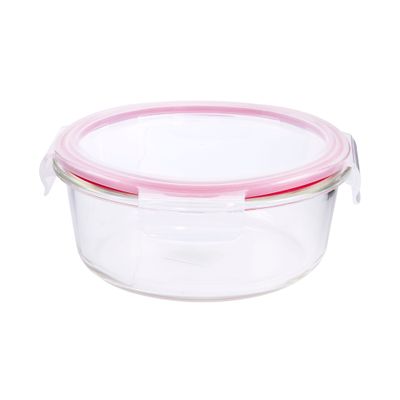 BRS Round GlassAirTight Conta. 0.6L 1X24