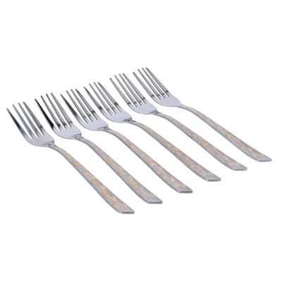 6Pcs Dinner Fork Set1X48