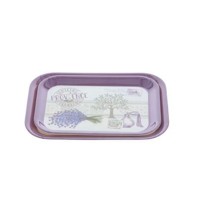 2Pcs Melamine Tray set 11"+13" 1X20