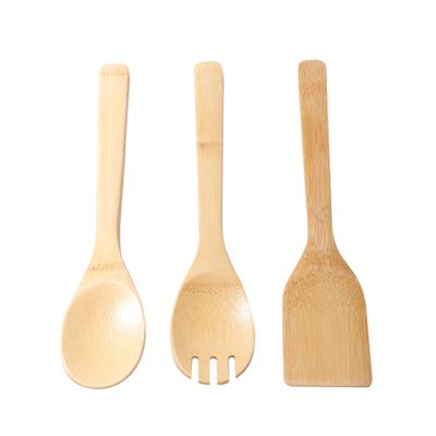 3Pcs Bamboo Utensils 1X100